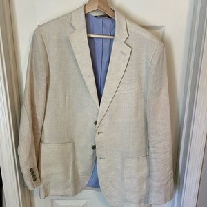 Linen Suit Jacket - Medium